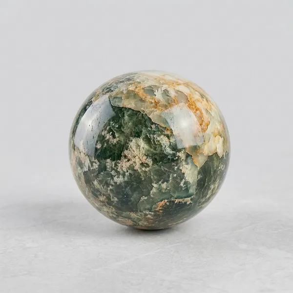 Clear_To_Milky_White_With_Distinct_Green_Moss_Agate_Crystal_Stone_Sphere_For_Promotes_Emotional_Healing