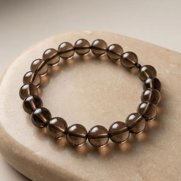 Chocolate_Brown_Smoky_Quartz_Crystal_Stone_Bracelet_For_Dispersing_Negativity