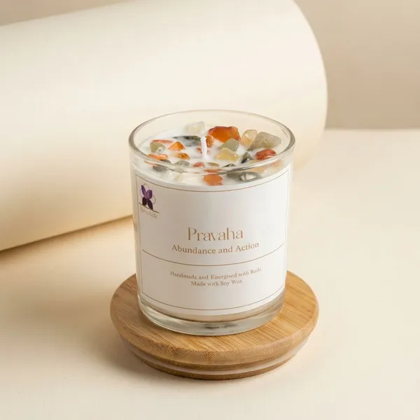 Multicolor_Pravaha_Crystals_&_Pre_Taped_Wick_Candle_