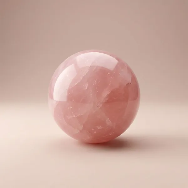 A_Soft_Pink_Rose_Quartz_Crystal_Stone_Sphere_For_Enhances_Love_And_Emotional_Connections_Promotes_Self-Love,_Forgiveness,_And_Compassion