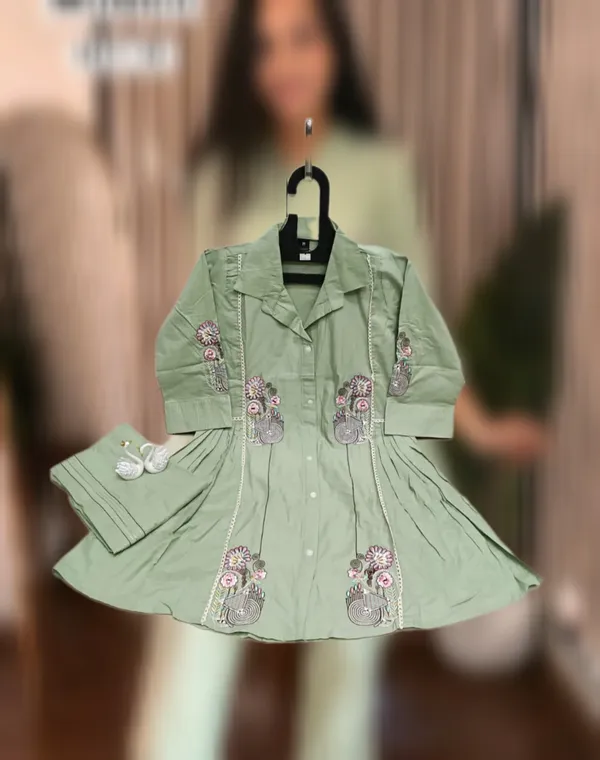 Green_Cotton_Embroided_Co-Ord_Set_For_Women