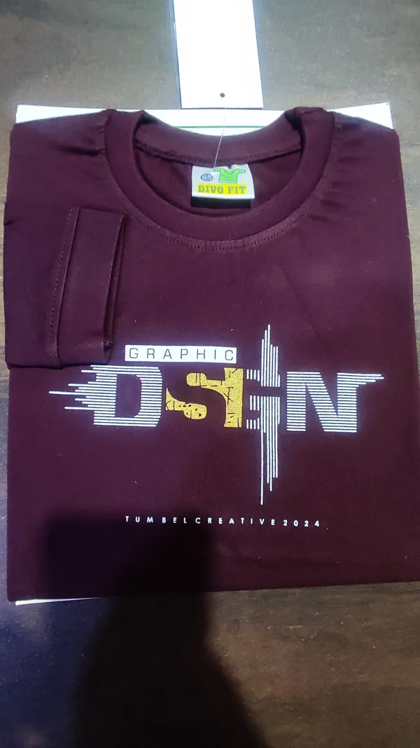 Maroon_Cotton_Full_Sleeves_Tshirt_Kids