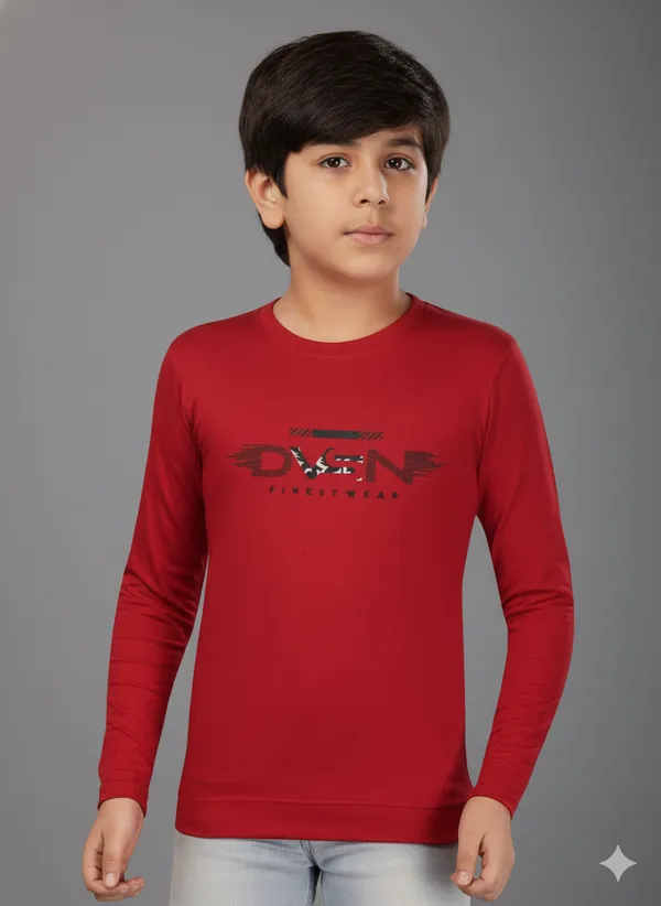Red_Cotton_Premium_T_Shirts_For_Kids