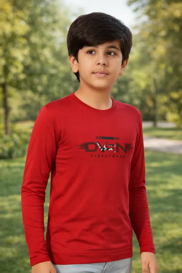 Red_Cotton_Premium_T_Shirts_For_Kids