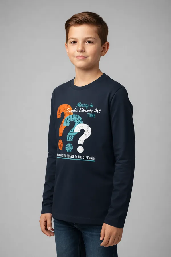 Navy_Blue_Cotton_Premium_Full_Sleeves_Tshirt_For_Kids
