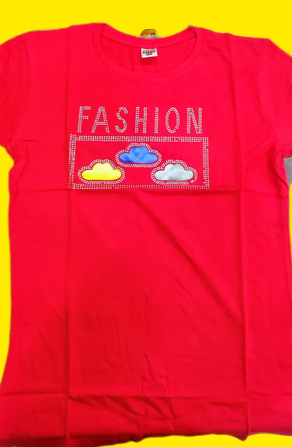 Red_Cotton_Regular_Fit_Tshirt_for_Girls