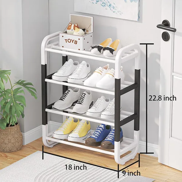 Black_And_White_White_And_Shoe_Rack___Modern_Design_With_Non_Slip_Shelves_For_Organized_Footwear_Perfect_For_Entryway_Or_Closet_(And_White,_Metal_Shelves_With_Pp_Plastic_Frame)_(4_Layer)