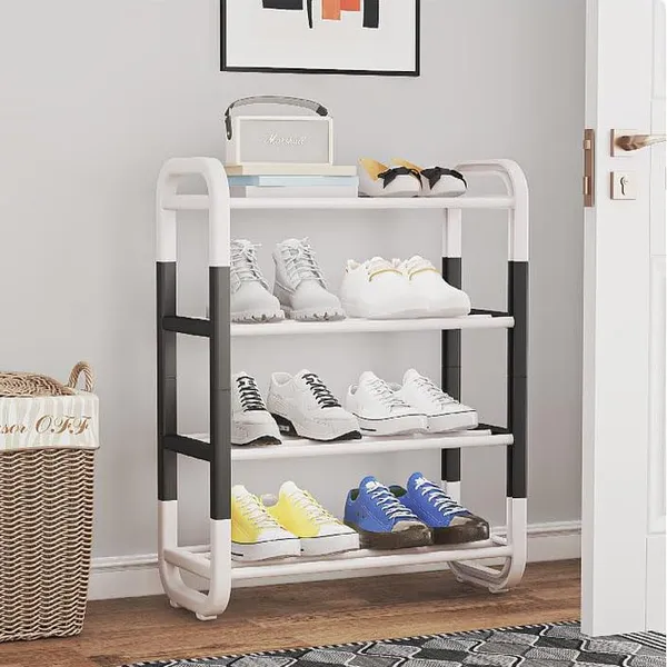 Black_And_White_White_And_Shoe_Rack___Modern_Design_With_Non_Slip_Shelves_For_Organized_Footwear_Perfect_For_Entryway_Or_Closet_(And_White,_Metal_Shelves_With_Pp_Plastic_Frame)_(4_Layer)
