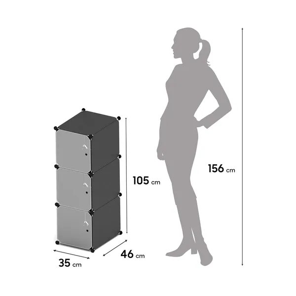Black_And_White_Multipurpose_Portable_Plastic_Cabinet_With_Dustproof_Door_Space_Saving_Solution_For_Home_And_Office_(And_White,_3_Cabinets,_Plastic_Wall_And_Door_With_Metal_Frame)_(3_Tier)