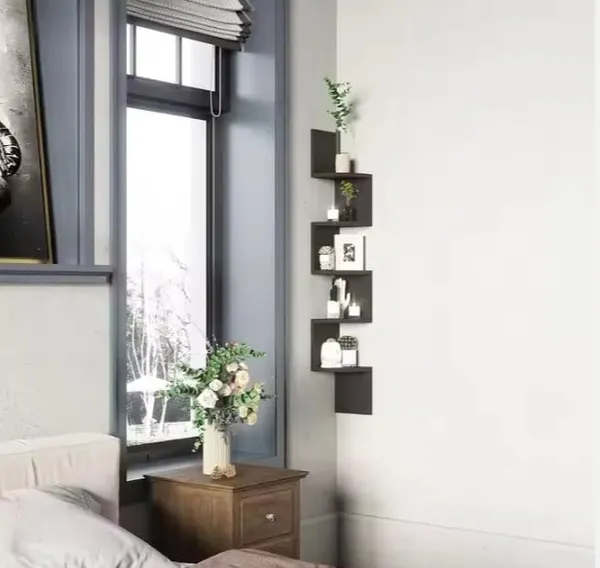 Brown_Floating_Wall_Shelves_Set_Of_3,_Modern_U_Shaped_Display_Ledges,_(Zig_Zag_Corner)