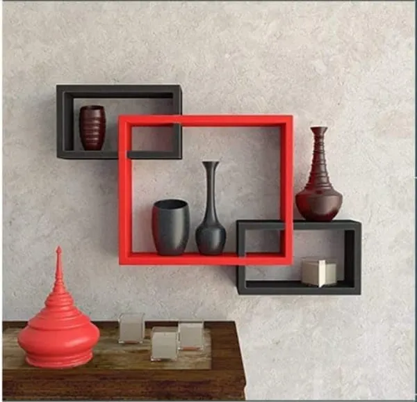 Black_And_Red_Floating_Wall_Shelves_Set_Of_3,_Modern_U_Shaped_Display_Ledges,_(Intersection)