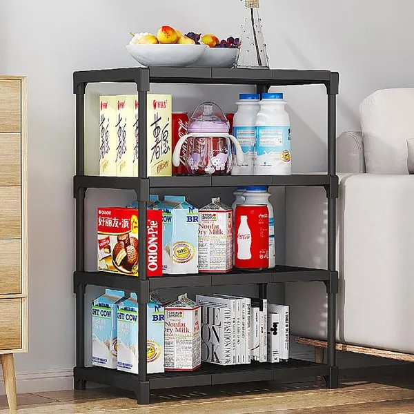 Black_4_Tier_Storage_Rack_Organiser,_86X44X26_Cm,_Pp_Plastic_With_Steel_Rods,_Multi_Purpose_Storage_Rack_For_Spices,_Crockery,_Clothes,_Toys,_Decors_(4_Layers)