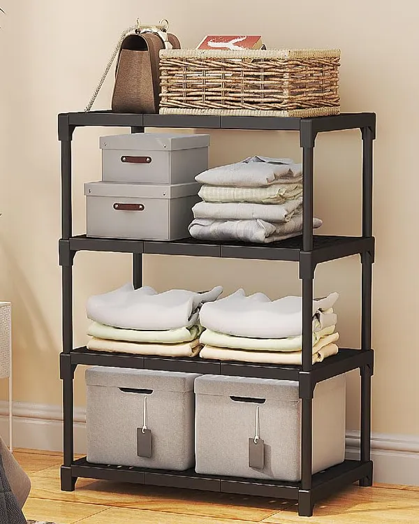 Black_4_Tier_Storage_Rack_Organiser,_86X44X26_Cm,_Pp_Plastic_With_Steel_Rods,_Multi_Purpose_Storage_Rack_For_Spices,_Crockery,_Clothes,_Toys,_Decors_(4_Layers)
