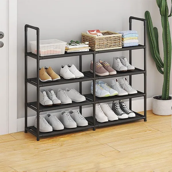 Black_Durable_Shoe_Storage_Rack_With_Multiple_Shelves_Space_Saving_Shoe_Rack_For_Closet_Or_Hallway_Portable_Shoe_Organizer_Shelf_For_Home_Use