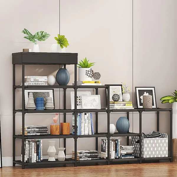 Black_Durable_Shoe_Storage_Rack_With_Multiple_Shelves_Space_Saving_Shoe_Rack_For_Closet_Or_Hallway_Portable_Shoe_Organizer_Shelf_For_Home_Use