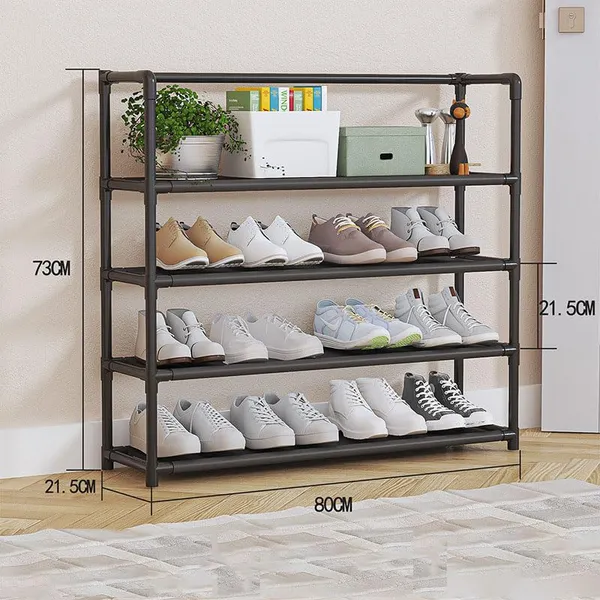 Black_Durable_Shoe_Storage_Rack_With_Multiple_Shelves_Space_Saving_Shoe_Rack_For_Closet_Or_Hallway_Portable_Shoe_Organizer_Shelf_For_Home_Use
