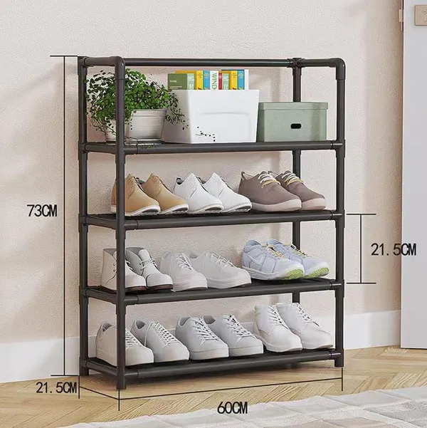 Black_Durable_Shoe_Storage_Rack_With_Multiple_Shelves_Space_Saving_Shoe_Rack_For_Closet_Or_Hallway_Portable_Shoe_Organizer_Shelf_For_Home_Use