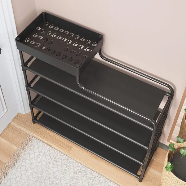 Black_Durable_Shoe_Storage_Rack_With_Multiple_Shelves_Space_Saving_Shoe_Rack_For_Closet_Or_Hallway_Portable_Shoe_Organizer_Shelf_For_Home_Use