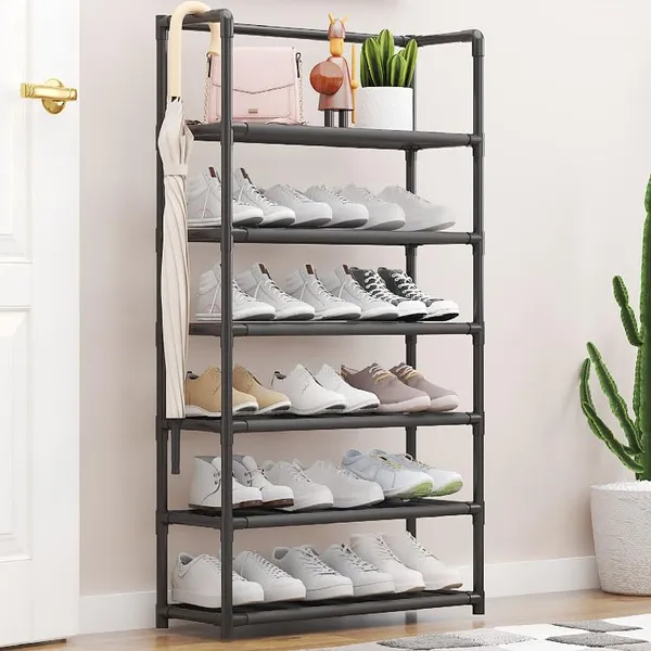Black_Durable_Shoe_Storage_Rack_With_Multiple_Shelves_Space_Saving_Shoe_Rack_For_Closet_Or_Hallway_Portable_Shoe_Organizer_Shelf_For_Home_Use