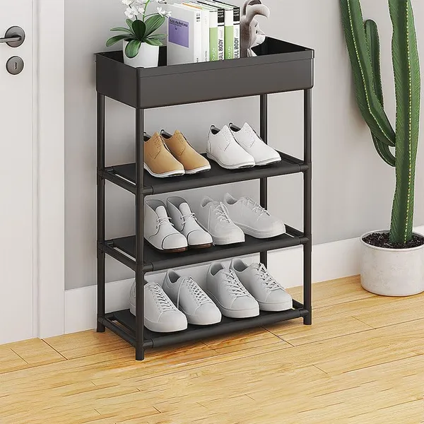 Black_Durable_Shoe_Storage_Rack_With_Multiple_Shelves_Space_Saving_Shoe_Rack_For_Closet_Or_Hallway_Portable_Shoe_Organizer_Shelf_For_Home_Use