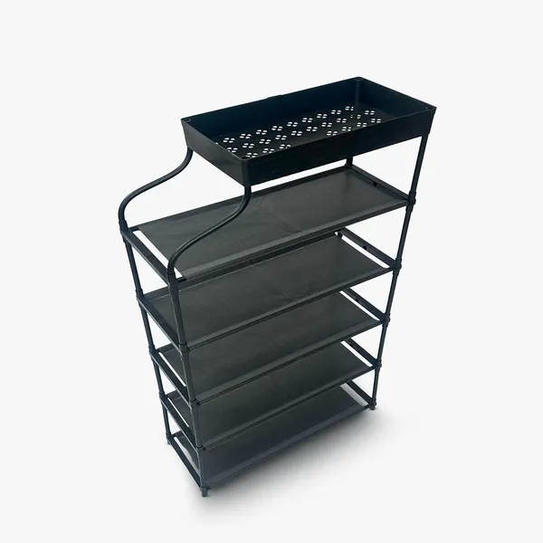 Black_Durable_Shoe_Storage_Rack_With_Multiple_Shelves_Space_Saving_Shoe_Rack_For_Closet_Or_Hallway_Portable_Shoe_Organizer_Shelf_For_Home_Use