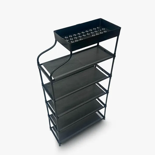 Black_Durable_Shoe_Storage_Rack_With_Multiple_Shelves_Space_Saving_Shoe_Rack_For_Closet_Or_Hallway_Portable_Shoe_Organizer_Shelf_For_Home_Use