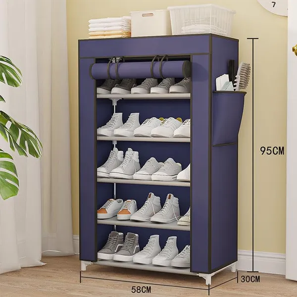 Navy_Blue_Durable_Shoe_Storage_Rack_With_Multiple_Shelves_Space_Saving_Shoe_Rack_For_Closet_Or_Hallway_Portable_Shoe_Organizer_Shelf_For_Home_Use