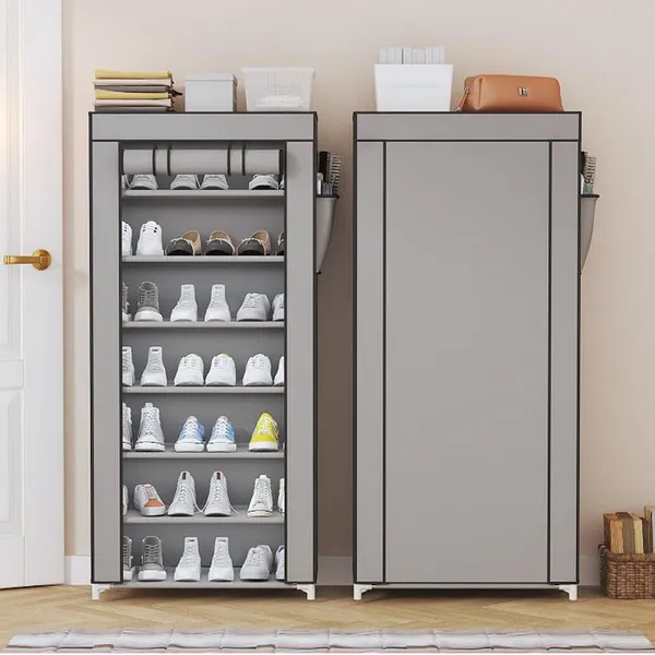 Grey_Durable_Shoe_Storage_Rack_With_Multiple_Shelves_Space_Saving_Shoe_Rack_For_Closet_Or_Hallway_Portable_Shoe_Organizer_Shelf_For_Home_Use