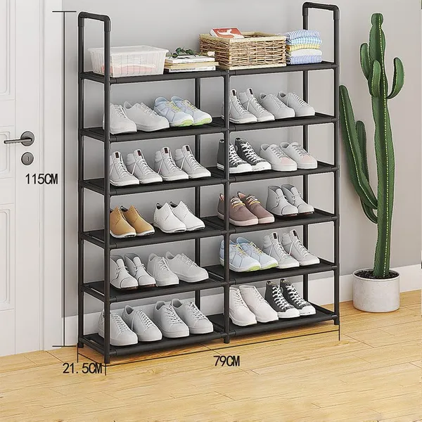 Black_Durable_Shoe_Storage_Rack_With_Multiple_Shelves_Space_Saving_Shoe_Rack_For_Closet_Or_Hallway_Portable_Shoe_Organizer_Shelf_For_Home_Use