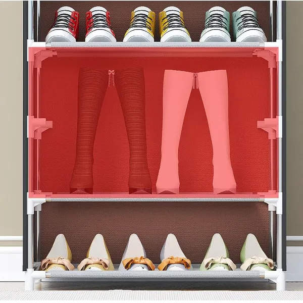 Brown_Durable_Shoe_Storage_Rack_With_Multiple_Shelves_Space_Saving_Shoe_Rack_For_Closet_Or_Hallway_Portable_Shoe_Organizer_Shelf_For_Home_Use