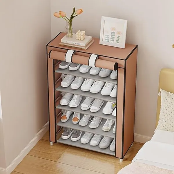 Brown_Durable_Shoe_Storage_Rack_With_Multiple_Shelves_Space_Saving_Shoe_Rack_For_Closet_Or_Hallway_Portable_Shoe_Organizer_Shelf_For_Home_Use