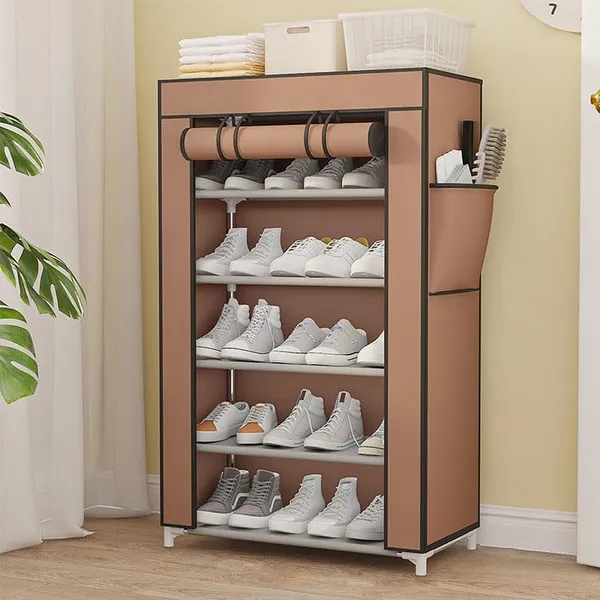 Brown_Durable_Shoe_Storage_Rack_With_Multiple_Shelves_Space_Saving_Shoe_Rack_For_Closet_Or_Hallway_Portable_Shoe_Organizer_Shelf_For_Home_Use