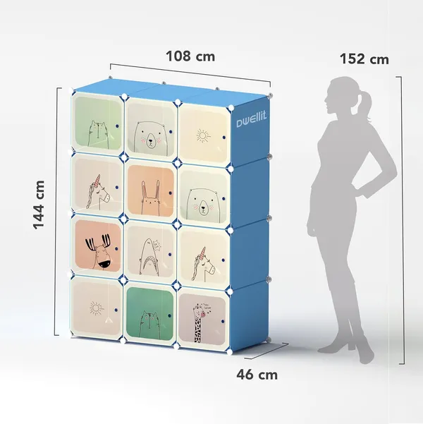 Blue_Portable_Wardrobe_Closet_Organizer_With_Hanging_Rods_And_Storage_Shelves_Foldable_Clothes_Storage_Cabinet_For_Bedroom,Living_Room,Office_|_Space_Saver_Fabric_Almirah