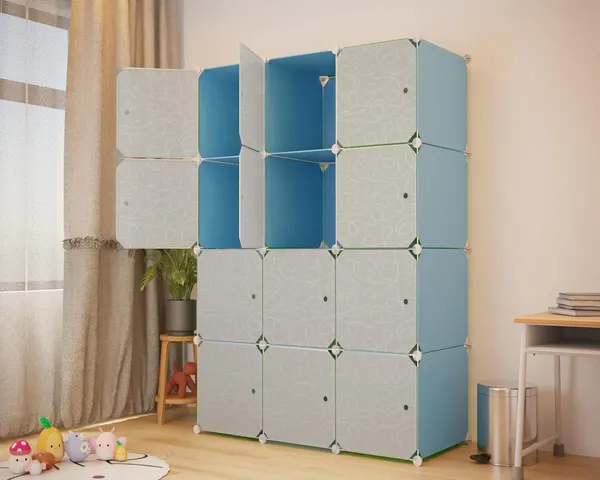 Blue_Portable_Wardrobe_Closet_Organizer_With_Hanging_Rods_And_Storage_Shelves_Foldable_Clothes_Storage_Cabinet_For_Bedroom,Living_Room,Office_|_Space_Saver_Fabric_Almirah