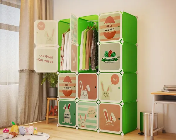 Green_Portable_Wardrobe_Closet_Organizer_With_Hanging_Rods_And_Storage_Shelves_Foldable_Clothes_Storage_Cabinet_For_Bedroom,Living_Room,Office_|_Space_Saver_Fabric_Almirah