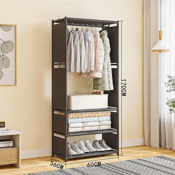 Black_Portable_Wardrobe_Closet_Organizer_With_Hanging_Rods_And_Storage_Shelves_Foldable_Clothes_Storage_Cabinet_For_Bedroom,Living_Room,Office_|_Space_Saver_Fabric_Almirah