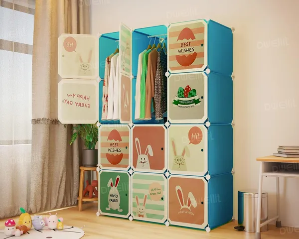 Blue_Portable_Wardrobe_Closet_Organizer_With_Hanging_Rods_And_Storage_Shelves_Foldable_Clothes_Storage_Cabinet_For_Bedroom,Living_Room,Office_|_Space_Saver_Fabric_Almirah