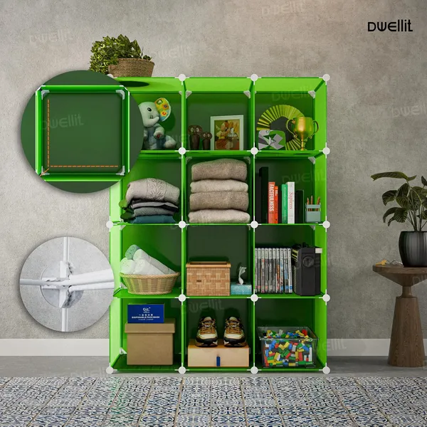 Green_Portable_Wardrobe_Closet_Organizer_With_Hanging_Rods_And_Storage_Shelves_Foldable_Clothes_Storage_Cabinet_For_Bedroom,Living_Room,Office_|_Space_Saver_Fabric_Almirah