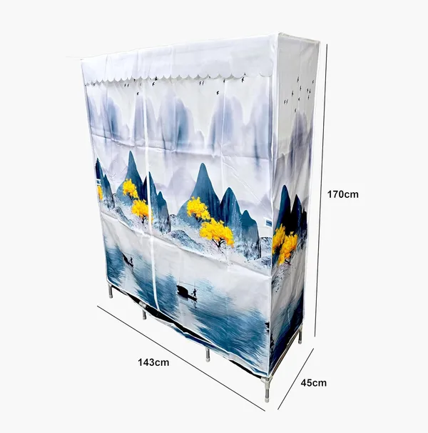 Ocean_Collapsible_Wardrobe_With_Hanging_Rod_Portable_Closet_Organizer_For_Clothes,_Shoes_And_Accessories