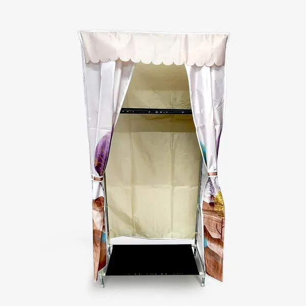 Multicolor_Desert_Collapsible_Wardrobe_With_Hanging_Rod_Portable_Closet_Organizer_For_Clothes,_Shoes_And_Accessories