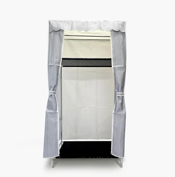 Grey_Collapsible_Wardrobe_With_Hanging_Rod_Portable_Closet_Organizer_For_Clothes,_Shoes_And_Accessories