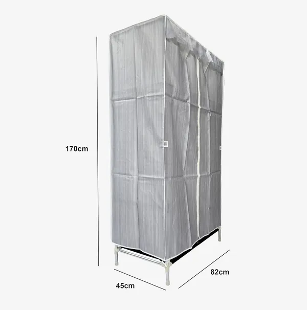Grey_Collapsible_Wardrobe_With_Hanging_Rod_Portable_Closet_Organizer_For_Clothes,_Shoes_And_Accessories