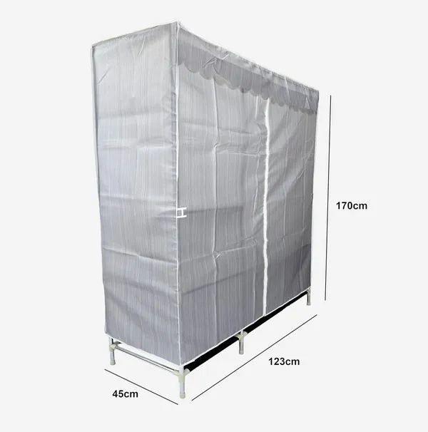 Grey_Collapsible_Wardrobe_With_Hanging_Rod_Portable_Closet_Organizer_For_Clothes,_Shoes_And_Accessories