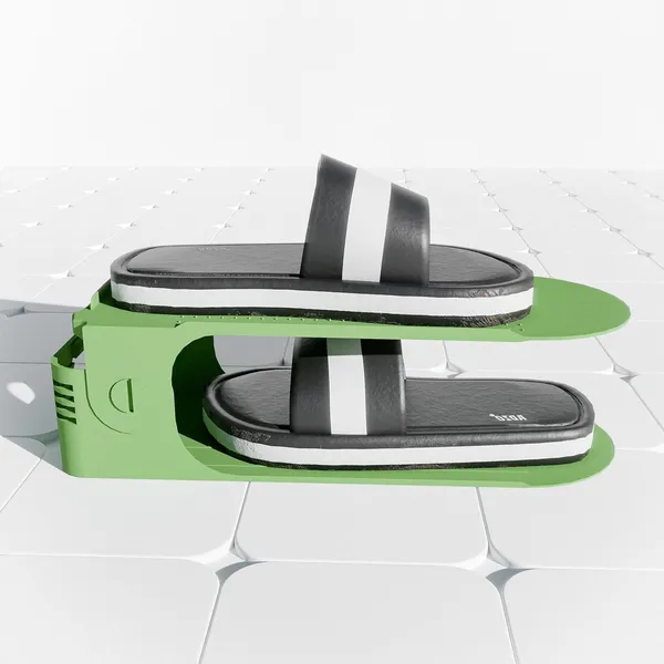 Green_Plastic_Shoe_Slots_Organizer_Space_Saver_Double_Deck_Shoe_Rack_Adjustable_Shoe_Slots_For_Closet_Organization_(Pack_Of_10)