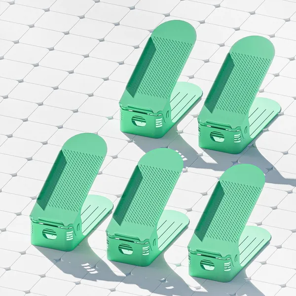 Green_Plastic_Shoe_Slots_Organizer_Space_Saver_Double_Deck_Shoe_Rack_Adjustable_Shoe_Slots_For_Closet_Organization_(Pack_Of_5)