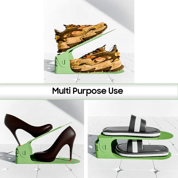 Green_Plastic_Shoe_Slots_Organizer_Space_Saver_Double_Deck_Shoe_Rack_Adjustable_Shoe_Slots_For_Closet_Organization_(Pack_Of_5)