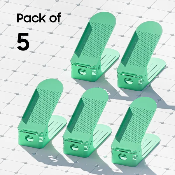 Green_Plastic_Shoe_Slots_Organizer_Space_Saver_Double_Deck_Shoe_Rack_Adjustable_Shoe_Slots_For_Closet_Organization_(Pack_Of_5)