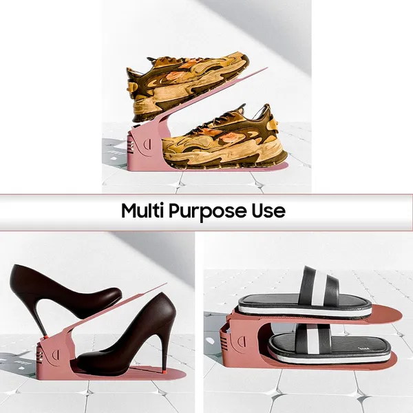 Pink_Plastic_Shoe_Slots_Organizer_Space_Saver_Double_Deck_Shoe_Rack_Adjustable_Shoe_Slots_For_Closet_Organization_(Pack_Of_5)