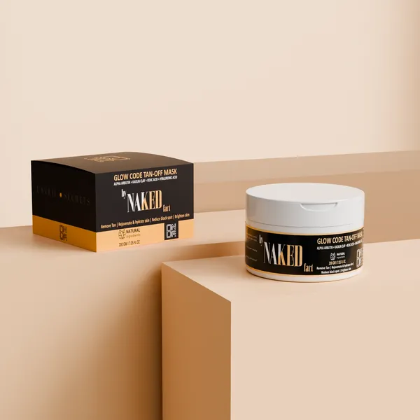 By_Naked_Fact_De-Tan_Face_Mask_For_Instant_Brightening,_Depigmentation_And_Tan_Removal_Face_Pack_With_Alpha_Arbutin,_Kaolin_Clay_And_Kojic_Acid_New-Age_Ubtan_Face_Pack_For_All_Skin_Types_Men_And_Women_200_Gm