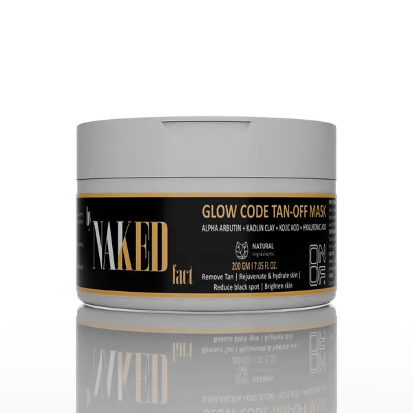 By_Naked_Fact_De-Tan_Face_Mask_For_Instant_Brightening,_Depigmentation_And_Tan_Removal_Face_Pack_With_Alpha_Arbutin,_Kaolin_Clay_And_Kojic_Acid_New-Age_Ubtan_Face_Pack_For_All_Skin_Types_Men_And_Women_200_Gm